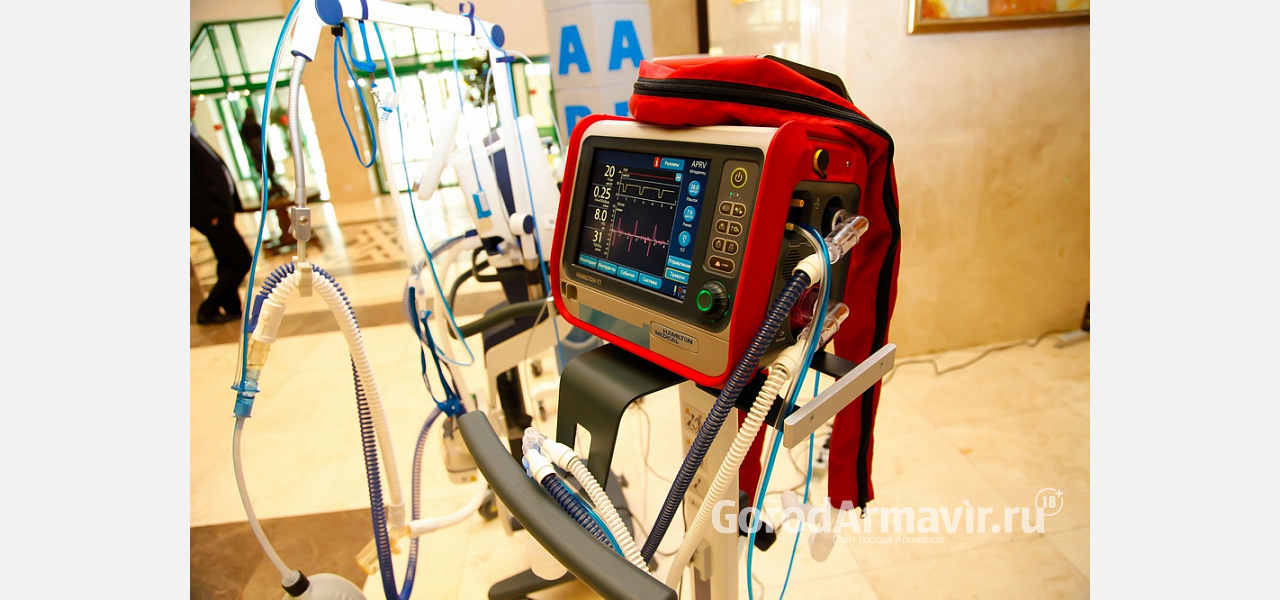 Для лечения коронавирусных больных 390 аппаратов ИВЛ поступят в больницы Кубани 