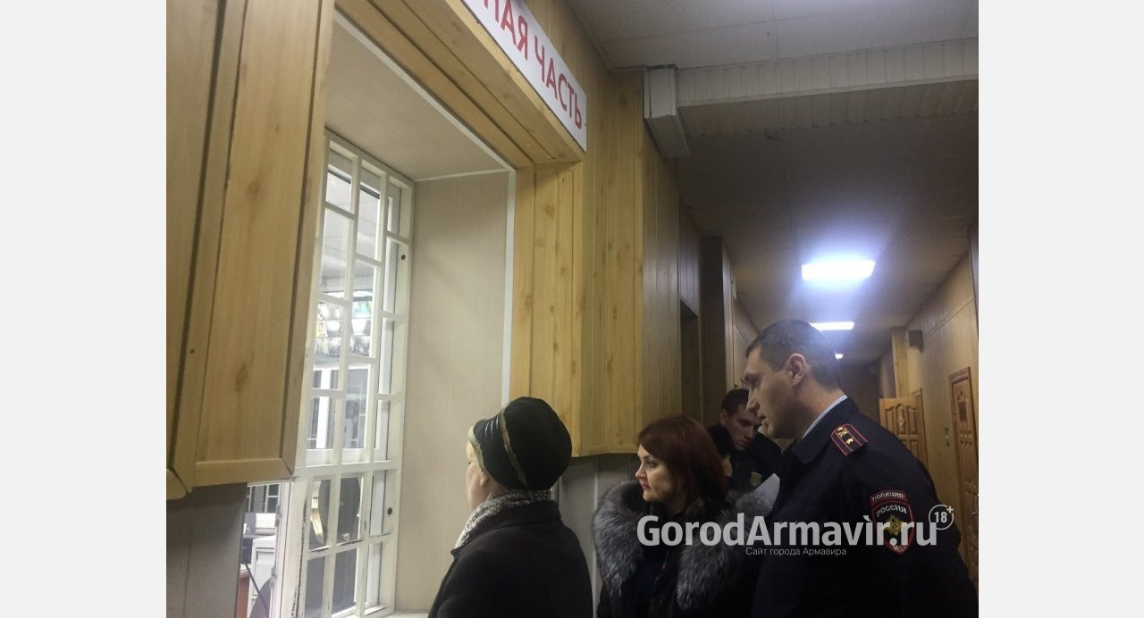 В отдел полиции Армавира поступило свыше 670 заявлений о правонарушениях